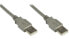 Фото #1 товара Good Connections 2212-AA5 - 5 m - USB A - USB A - USB 2.0 - Male/Male - Grey