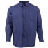 River's End Color Rich Oxford Long Sleeve Button Up Shirt Mens Blue Casual Tops