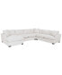 Фото #2 товара Nightford 148" 4-Pc. Fabric Chaise Sectional, Created for Macy's