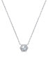 Фото #9 товара De Beers Forevermark diamond Honeycomb Solitaire Pendant Necklace (1/2 ct. t.w.) in 14k White or Yellow Gold, 16" + 2" extender
