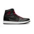 Фото #2 товара Кроссовки Nike Air Jordan 1 Retro High Black Satin Gym Red (Черный)