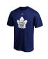 Фото #2 товара Men's Auston Matthews Blue Toronto Maple Leafs Big and Tall Name and Number T-shirt
