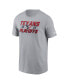 Фото #3 товара Men's Gray Houston Texans 2023 NFL Playoffs Iconic T-shirt
