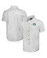 Фото #1 товара Men's NFL x Darius Rucker Collection by Fanatics White New York Jets Woven Short Sleeve Button Up Shirt