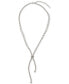 ფოტო #1 პროდუქტის Silver-Tone Chain Lariat Necklace, 20" + 3" extender