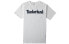 Фото #1 товара Timberland Logo印花短袖T恤 男款 白色 / Футболка Timberland LogoT A1NAIH79