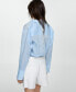 ფოტო #2 პროდუქტის Women's Frayed Hem Denim Shorts