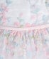 Фото #2 товара Платье Rare Editions Baby Floral Embroidered Mesh Social Dress with Diaper Cover