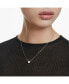 ფოტო #5 პროდუქტის Stilla Pendant Square Cut, White, Necklace