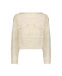 ფოტო #4 პროდუქტის Women's Thick Knit Long Sleeve Crew Neck