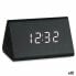 Фото #1 товара Настольные цифровые часы Чёрный PVC Деревянный MDF 11,7 x 7,5 x 8 cm (12 штук)