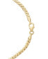 Фото #4 товара Polished Serpentine Link 18" Chain Necklace in 14k Gold