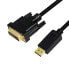Фото #2 товара Разъем LogiLink DisplayPort - DVI Male-Male Gold CV0130 - 1 м