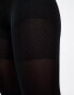 Фото #8 товара ASOS DESIGN 40 denier tights with bum tum thigh support in black