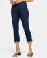 ფოტო #1 პროდუქტის Women's Chloe Capri Jeans with Cuffs