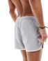 Фото #6 товара ASOS DESIGN runner swim shorts in short length in grey