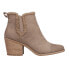 Фото #1 товара TOMS Everly Block Heels Round Toe Pull On Womens Size 10 B Casual Boots 1001683