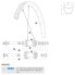 MAVIC Spokes Crossmax Elite Carbon 27.5 Front/Rear Left 12 Units