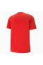 Erkek Kırmızı Bisitlet Yaka Essentıals Logo Tişört Vo58666611