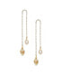 Shell and Freshwater Pearl Vacation 18K Gold Plated Dangle Earrings