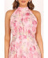 ფოტო #3 პროდუქტის Women's Gardenia Halter Mini Dress