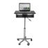 Folding Table Laptop Cart, Graphite