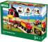 Фото #4 товара Brio World Railway Farm Set - Wooden Train with Farm, Animals and Wooden Rails - Toddler Toy Recommended for Children from the Age of 3