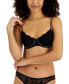 ფოტო #3 პროდუქტის Women's Embellished Lace Bra, Created for Macy's