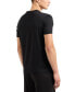 Фото #1 товара Men's Short Sleeve Black and Gold Capsule Rectangle Logo T-Shirt