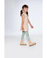 ფოტო #2 პროდუქტის Girl Organic Cotton Capri Legging Olive Green - Child