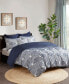 Фото #6 товара Ellipse Jacquard Cotton 3-Pc. Duvet Cover Set, King/California King