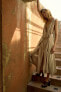 Фото #1 товара Платье с запáхом и декоративной строчкой ZARA