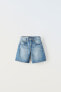 Denim bermuda shorts