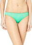 Фото #1 товара Hobie Women's 236609 Turquoise Junior's Ruffled Bikini Bottom Swimwear Size S