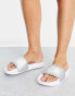 The North Face Base Camp III slides invsilver and white