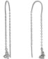 ფოტო #1 პროდუქტის Cubic Zirconia Butterfly Threader Earrings, Created for Macy's