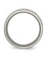 ფოტო #3 პროდუქტის Titanium Brushed Center Scroll Design Wedding Band Ring