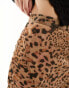 Фото #5 товара ASOS DESIGN sheer maxi skirt in leopard print