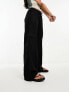 Фото #1 товара Cotton:On wide leg trousers in black