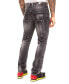 ფოტო #2 პროდუქტის Men's Modern Drip Denim Jeans
