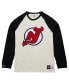 Men's Cream New Jersey Devils Legendary Slub Vintage-Like Raglan Long Sleeve T-shirt Бежевый, L - фото #4