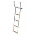 Фото #1 товара PLASTIMO Telescopic 4 Teak Steps Ladder