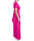 ფოტო #3 პროდუქტის Women's Short-Sleeve Wide-Leg Jumpsuit