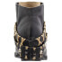 Фото #6 товара Circle G by Corral Studded Round Toe Cowboy Booties Womens Black Casual Boots Q5
