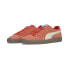 Фото #5 товара Puma Suede NT Now & Then 39405701 Mens Orange Suede Lifestyle Sneakers Shoes