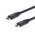 Фото #1 товара StarTech.com USB-C to USB-C Cable w/ 5A PD - M/M - 0.5 m - USB 2.0 - USB-IF Certified - 0.5 m - USB C - USB C - USB 2.0 - 480 Mbit/s - Black