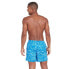 Фото #2 товара Плавательные шорты Zoggs 16´´ Синие со слева и право от цветочного и листового дизайна Ecodura™ из переработанного полиэстера 100% размера S.
