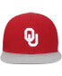 Big Boys Crimson Oklahoma Sooners Maverick Snapback Adjustable Hat