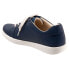 Trotters Adore T2117-400 Womens Blue Wide Leather Lifestyle Sneakers Shoes