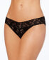 Фото #1 товара Hanky Panky 259646 Women's Lace Vikini Panty Black Underwear Size M